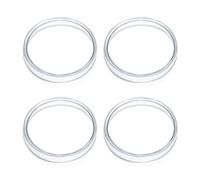 OSOLADY Set 4 Pezzi Capsule di Petri in Vetro ad Alta Borosilicato per Laboratorio, Resistenti alla Corrosione e Facili da Pulire, per Ricerca Biologica