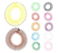 OSOLADY Set da 12 Pettini Elastici in Propilene per Chioma, Accessori per Chioma Donna Adatti a Diverse Circonferenze della Testa, la Doccia e Lavaggio del Viso Colore Casuale