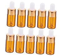 OSOLADY Set Di 30 Flaconi Contagocce in Da 3 Ml Formato Da Viaggio Per Articoli Da Toeletta Con Punte Bianche