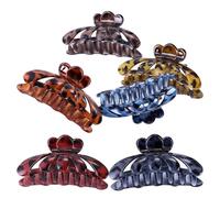 OSOLADY Set di 6 Mollette per Chioma Donna in Resina, Elegante e Facile da Trasportare, Adatte a Diversi Stili per Occasioni Importanti e Uscite