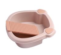 OSOLADY Set Lavabo per Lavare i Vestiti a Mano Asse per Lavare la Biancheria in PP Leggero e Compatto per Uso Domestico e Lavanderia del Dormitorio Adatto a Capi Delicati e Piccoli