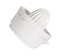 OSOLADY Spremiagrumi Manuale in Ceramica Bianco, Spremi Agrumi Compatto e Leggero, Utensile da Cucina Pratico per Limoni, Arance e Lime, Spremifrutta Staccabile per Uso Domestico