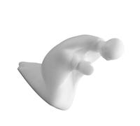 OSOLADY Statuetta Di Monaci Ceramica Per Decorazione Da Scrivania Piccola Scultura Di Buddha Per Esterni e Interni Per Ambienti Zen e Feng Shui