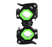 OSOLADY Supporto per Luce Anteriore Bici da Corsa Morsetto Regolabile in ABS e Ferro, Rotazione 360°, per Sicurezza nella Guida Notturna