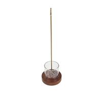 OSOLADY Supporto per pennelli per acquerello: supporto per asciugare i pennelli Sumi con vaschetta per il risciacquo - Organizzatore per penne da calligrafia cinese - Poggiapennini per pittura,