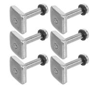 OSOLADY Viti di Fissaggio in Acciaio Inox M4 per Pinne da Paddle Board, 6 Pezzi Testa Croce per Riparazione e Montaggio Pinne da Surf