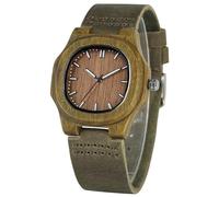 OSOLVE Bracciale in pelle 2023 Nuovi arrivi Orologio in legno Natural Light Quadrante in legno Moda Bracciale in vera pelle Regali unisex per uomo donna