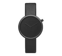 OSOLVE Bracciale in pelle The Round Minimalist Men Ultra Thin Watches Orologio al quarzo dal design semplice e alla moda con cinturino in pelle