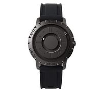 OSOLVE Guarda il nuovo orologio da polso parallelo a doppia sfera con quadrante magnetico in legno Orologio da polso al quarzo gratuito da uomo di lusso per il tempo libero