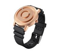 OSOLVE Guarda il nuovo orologio da uomo alla moda con orologio al quarzo alla moda, orologio da uomo semplice e innovativo, unico e innovativo, con sfera magnetica in oro blu