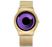 OSOLVE Guarda il tempo e lo spazio Orologio al quarzo impermeabile da uomo con quadrante Vortex di nuovo concetto da uomo