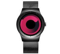 OSOLVE Guarda il tempo e lo spazio Orologio al quarzo impermeabile da uomo con quadrante Vortex di nuovo concetto da uomo