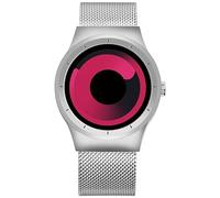 OSOLVE Guarda il tempo e lo spazio Orologio al quarzo impermeabile da uomo con quadrante Vortex di nuovo concetto da uomo