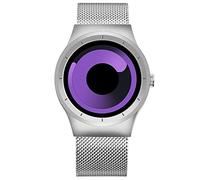 OSOLVE Guarda il tempo e lo spazio Orologio al quarzo impermeabile da uomo con quadrante Vortex di nuovo concetto da uomo