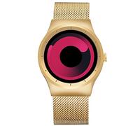 OSOLVE Guarda il tempo e lo spazio Orologio al quarzo impermeabile da uomo con quadrante Vortex di nuovo concetto da uomo