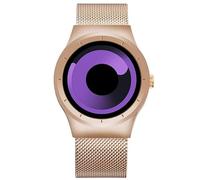 OSOLVE Guarda il tempo e lo spazio Orologio al quarzo impermeabile da uomo con quadrante Vortex di nuovo concetto da uomo