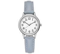 OSOLVE Orologio Donna Orologio al Quarzo Numeri Arabi Facile da Leggere Quadrante Semplice Cinturino in Pelle Lady Candy Color