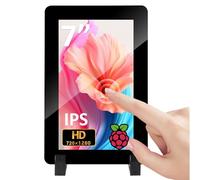 OSOYOO 7" DSI IPS 720×1280 HD touch screen capacitivo per Raspberry Pi 5/4B/4B+/3 DSI & GPIO Alimentato da 6H, durezza vetro temperato anti-impronta