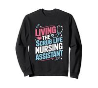Ospedale che vive il branco di scrubs assistente Felpa