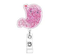 Ospedale Organo Design Acrilico Badge Reel Infermieristica Forniture Acrilico Organo Distintivo Per L'aula E L'ospedale Uso Anatomia Strumento didattico, Misura unica, come descritto