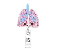 Ospedale Organo Design Acrilico Badge Reel Infermieristica Forniture Acrilico Organo Distintivo Per L'aula E L'ospedale Uso Anatomia Strumento didattico, Misura unica, come descritto