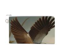 Osprey and Weak Fish Portamonete Carino Change Pouch Portafoglio Pochette con Zip, Stile:, Taglia unica