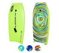 Osprey Bodyboard da 101,6 cm per Adolescenti e Adulti, Leggera tavola Boogie Board con guinzaglio, Nucleo Resistente per Surf e bodysurf, Verde