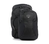 Osprey Fairview 55 Zaino da viaggio nero, poliestere riciclato, donna