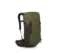 Osprey Kestrel LT 28L - Zaino da uomo leggero da trekking e da viaggio, con parapioggia impermeabile, colore: verde muschio