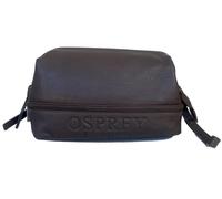 OSPREY London The Grover Large Leather - Borsa da bagno da uomo, colore: marrone, Marrone chiaro, Borsa per il lavaggio
