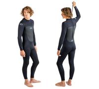Osprey - Muta estiva da uomo, 3 mm, in neoprene, per surf, immersioni subacquee, Uomo, Muta intera, WS0891, Nero, XS