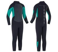 Osprey Muta estiva per bambini, lunghezza intera, 3 mm, in neoprene, per surf, bodyboard, zero, verde acqua