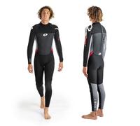 Osprey Origin muta da uomo intera, spessore 3/2 mm., Uomo, Multicolore (Nero/ Rosso), X-Small