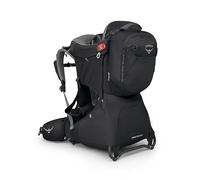 Osprey Poco Premium - Zaino portabebè nero - Deluxe Kid Carrier per escursionismo con parasole integrato, zaino rimovibile e vestibilità regolabile - comfort premium per genitori e bambini