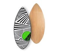 Osprey Skimboard da Surf per Bambini e Adulti, 104 cm, per Principianti, con Struttura in Legno a 7 Strati, Bianco