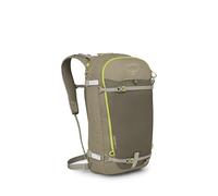 Osprey Soelden - Zaino da uomo con trasporto per sci e snowboard, realizzato in 100% nylon riciclato, Marrone Oliva, taglia unica, 25 litri