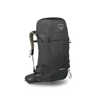 Osprey Stratos - Zaino da trekking da uomo, 44 l, leggero, con parapioggia impermeabile, borsa da campeggio, colore nero corvo