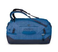 Osprey Transporter 70L Squffel - Borsone da viaggio quadrato resistente, fiamma/blu notte, blu notte, blu notturno, quadrato, borsa da viaggio divisa, Fiamma blu, blu notte, Borsa da viaggio divisa