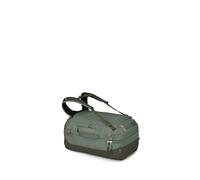 Osprey Transporter Squffel - Borsone da viaggio resistente, quadrato, diviso, Verde foglia di pino, Taglia unica, 44 litri