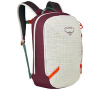 Osprey - Zaino da viaggio da 20 L - Transporter Panel Loader Mystery White/Moody Burgundy in Pelle - Bianco