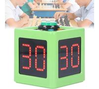 OSPSHPG Cronometro per Il Poker, Timer Digitale a cubo con Display da 3,5 cm, Schermo su 4 Lati, luminosità Regolabile, per Giochi da Tavolo Come Poker e Scacchi