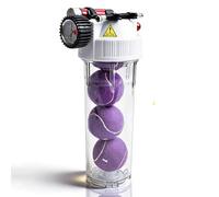 OSPSHPG Pressurizzatore Palla Da Tennis, Risparmiatore Palla Da Tennis Riutilizzabile, 0~30 Psi Aria Regolabile, Con Manometro E Pompa A Mano, Mantiene Rimbalzo Come Nuovo, Estende La Vita Della