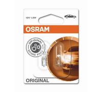 Osram 12V Lampada Con Attacco In Vetro 12W Attacco W2x4.6d