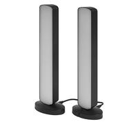 OSRAM SMART+ - Lampada a stelo a LED WiFi, piccola, nera, 2 x 2,5 W, 2 x 480 lm, luce bianca e colorata, dimmerabile, funzione ritmo musicale e fai da te, lunga durata, controllabile tramite app, 2700