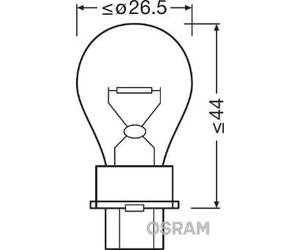 OSRAM 3156 lampadina indicatore direzione P27W 12 V 27 W W2,5x16d