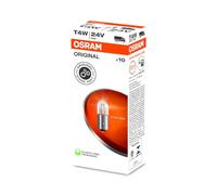Osram 3930 Original T4W, Illuminazione Interna, Mezzi Pesanti, 24V, Astuccio da 10