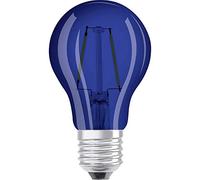 Osram, lampadina a forma di bulbo, lampada LED dal classico look, in vetro, colore blu, E27, 4 W, Vetro, Blue, E27, 2 wattsW 240 voltsV, standard