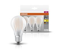 Osram BASE CLAS A Lampada LED E27, 7 W, Luce Calda, 3 Unità (Confezione da 1)
