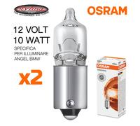 2 X Osram Lampadina 12V 10 W H10W BA9s Alogena 64113 Interni Luce per Lettura