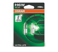 Osram Ultra Life Lunga Durata 6W - 2 Lampadine H6W